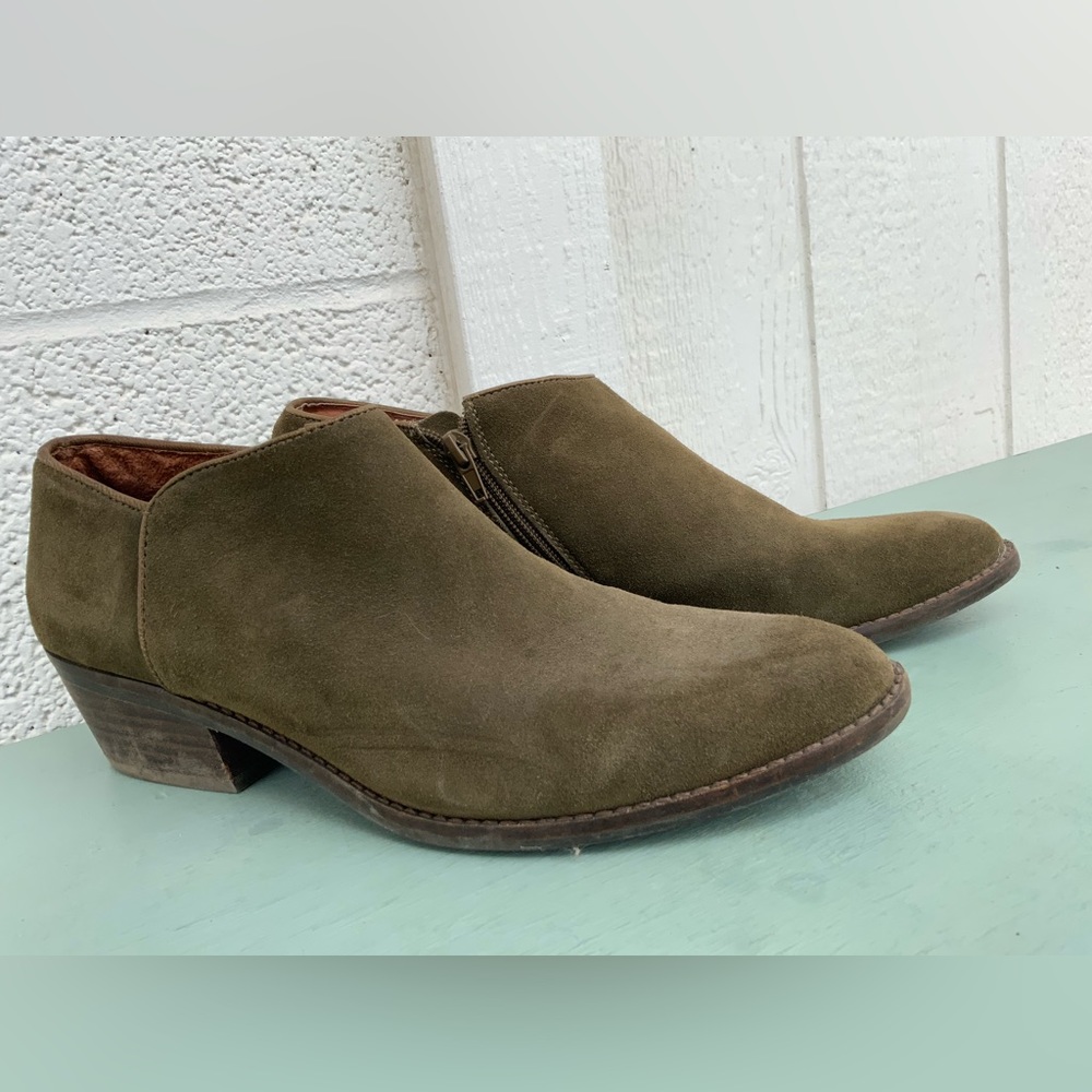Lucky Brand Green Ankle Boots